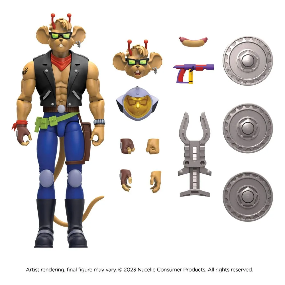 Biker Mice from Mars Action Figure – Throttle 18 cm 3