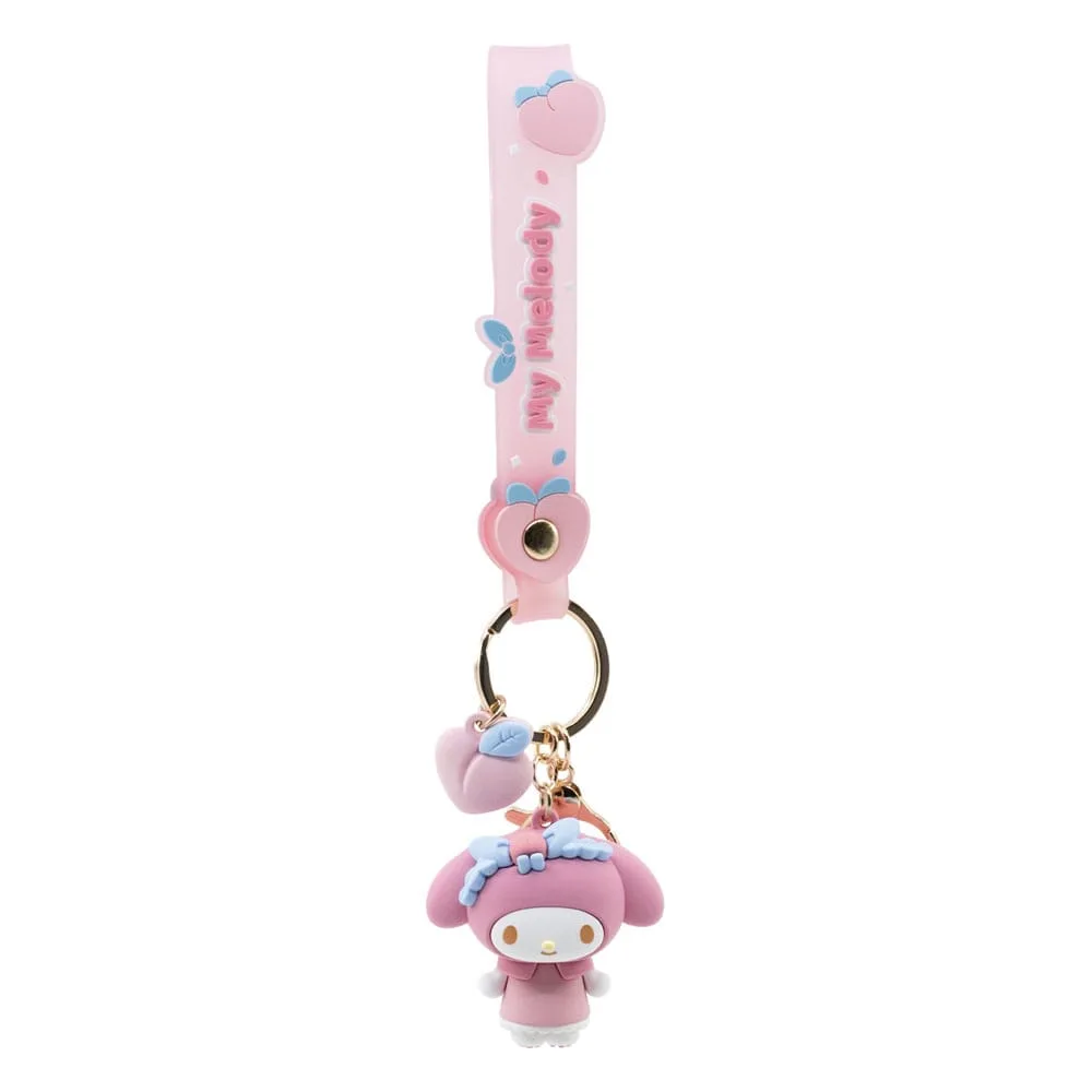 Sanrio Keychains – Peach Series Hand Strap Display of 12 7