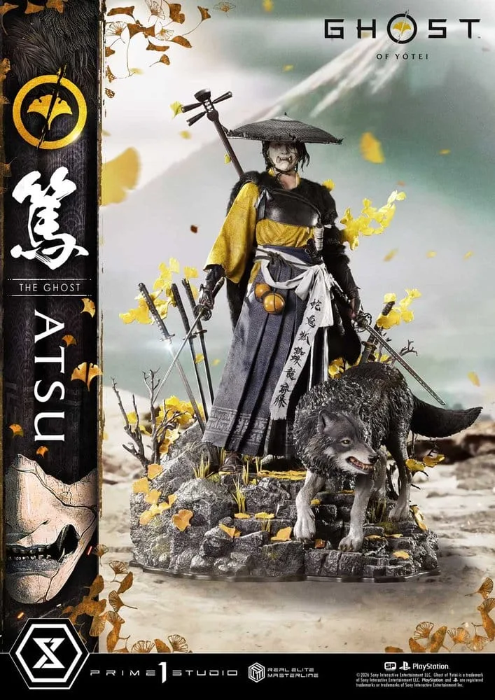 Ghost of Yotei Statue – Real Elite Masterline Atsu 59 cm 5