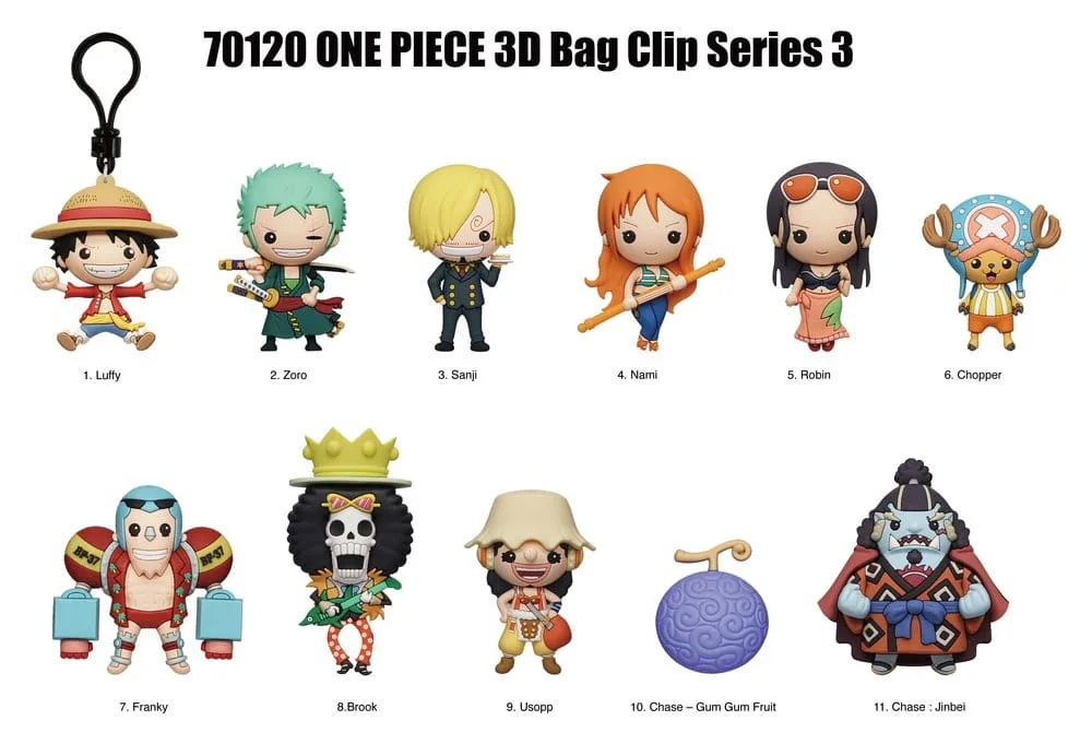 One Piece Bag Clips – Series 3 Blind Bag Display 24 Packs 2