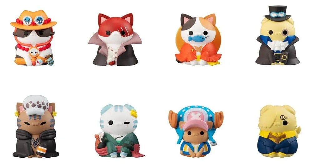 One Piece Mini Figures – Mega Cat Project Blind Box Assortment of 8