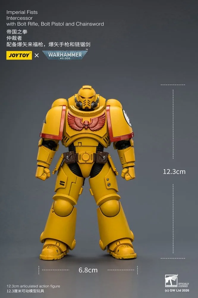 Warhammer 40K Action Figure – Imperial Fists Intercessor 12.3 cm 9