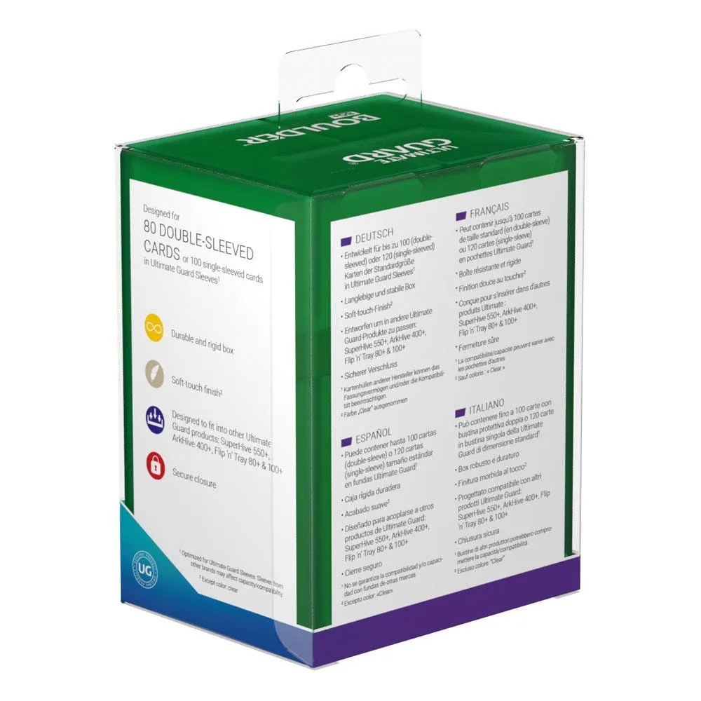 Ultimate Guard Deck Box – Boulder 80+ Emerald 8