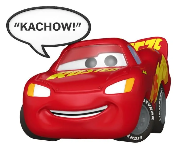 Cars Vinyl Figure – Pop Sayings Lightning McQueen Kachow 6 cm