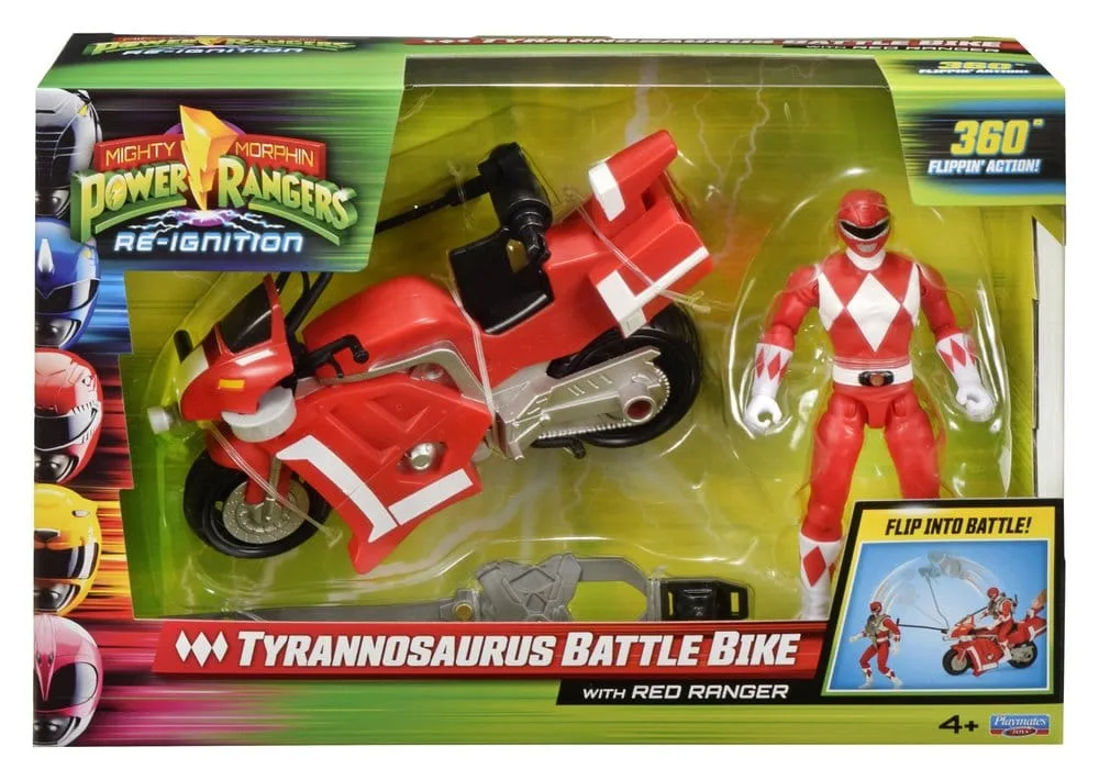 Power Rangers Battle Bike – T-Rex with Red Ranger 18 cm