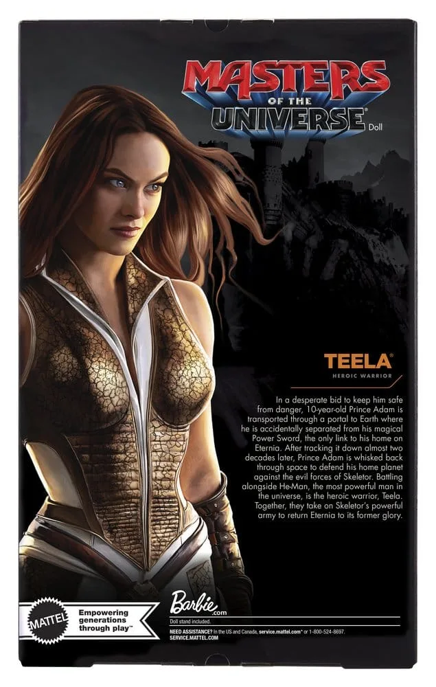 Masters of the Universe Doll – Barbie Signature Teela 30 cm 4