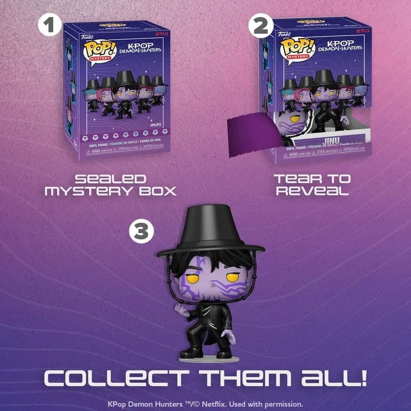KPop Demon Hunters POP! Figures – Mystery Blind Box Assortment of 6 4