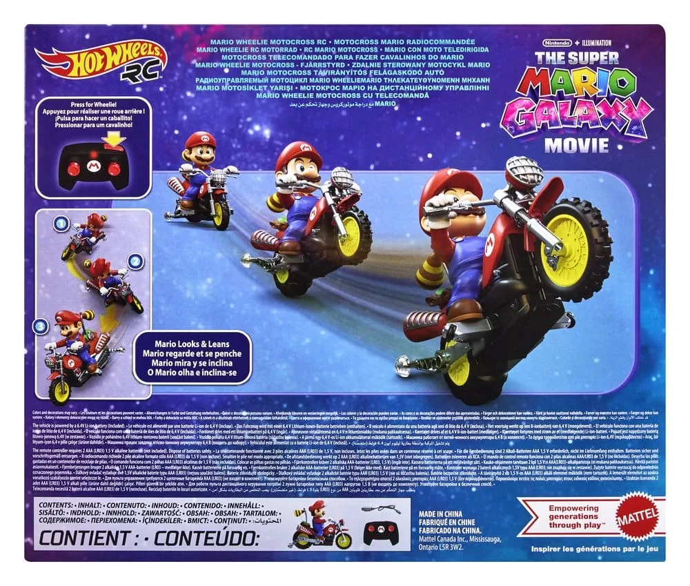 Super Mario Galaxy Movie RC Vehicle – Mario Wheelie Motocross 9