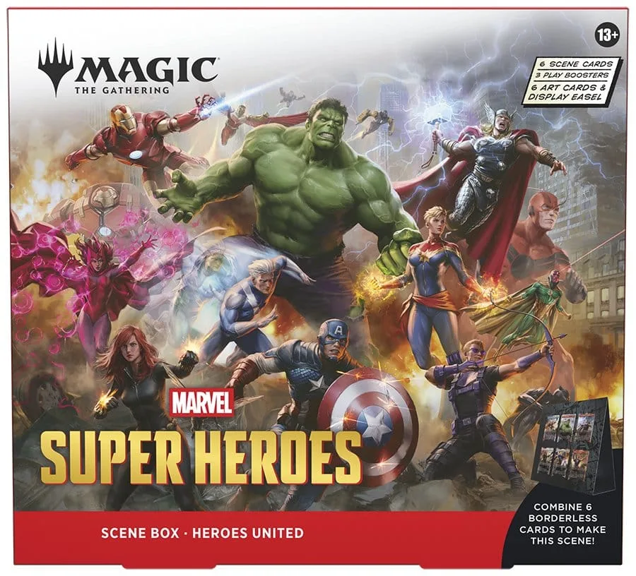 Magic the Gathering Scene Box Display – Marvel Super Heroes English 3