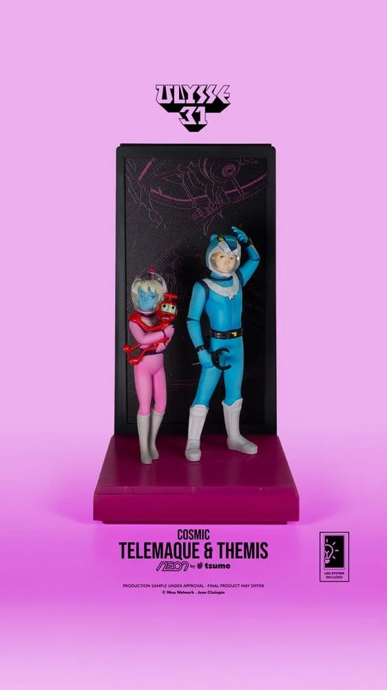 Ulysses 31 Neon Figure – Telemachus and Themis Cosmic 20 cm