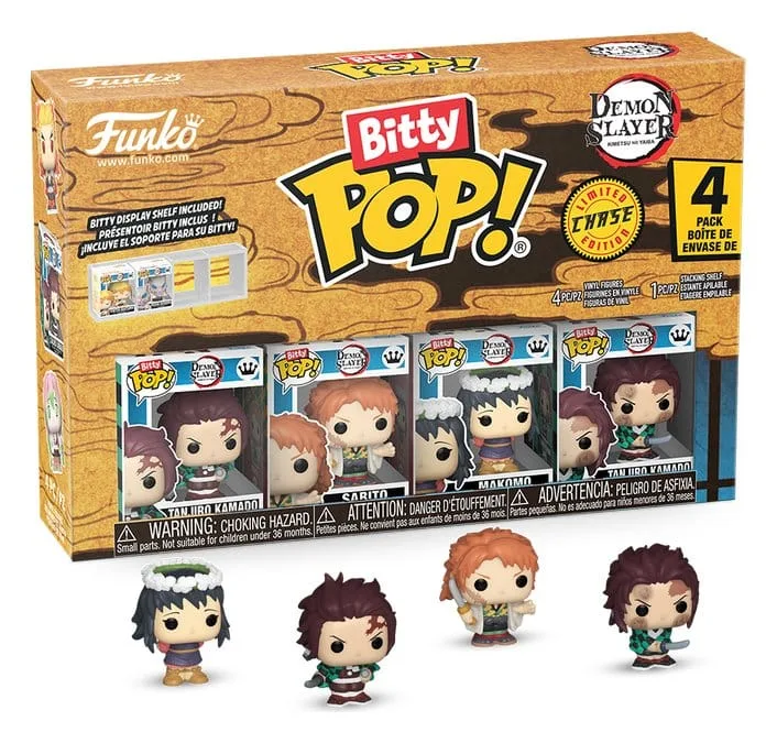 Demon Slayer Bitty Pop Figures – Tanjiro 4-Pack