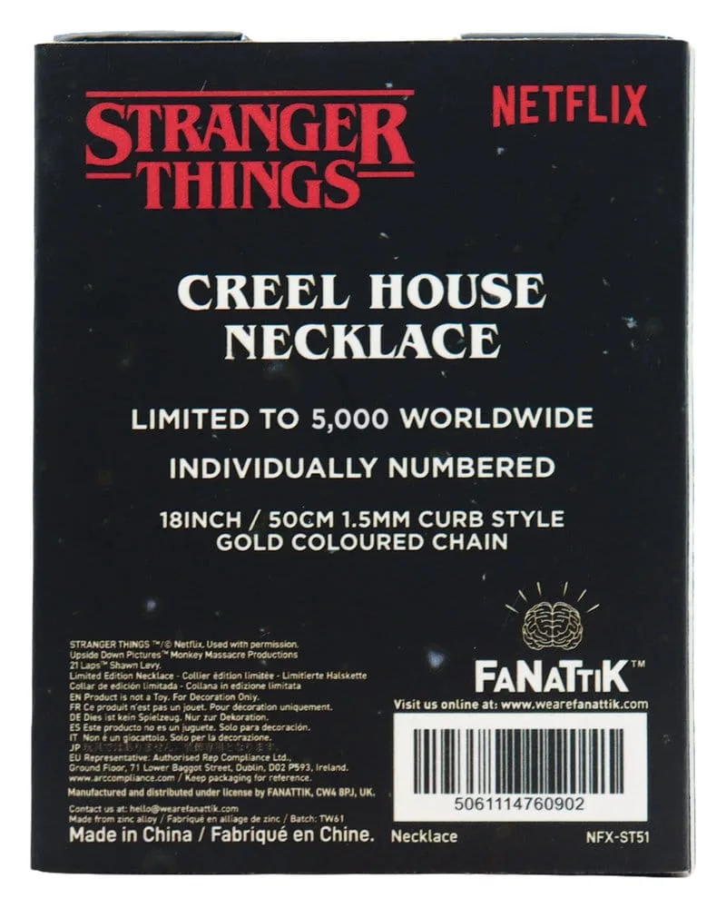 Stranger Things Necklace – Creel House Window 3 x 2 cm 7
