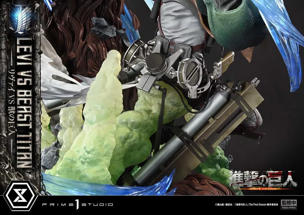 Attack on Titan Statue – Levi Versus Beast Titan 73 cm 24