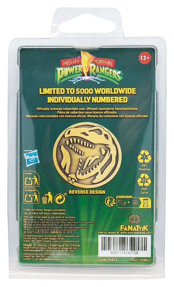 Power Rangers Collectible Coin – Red Ranger Limited Edition 4 cm 3