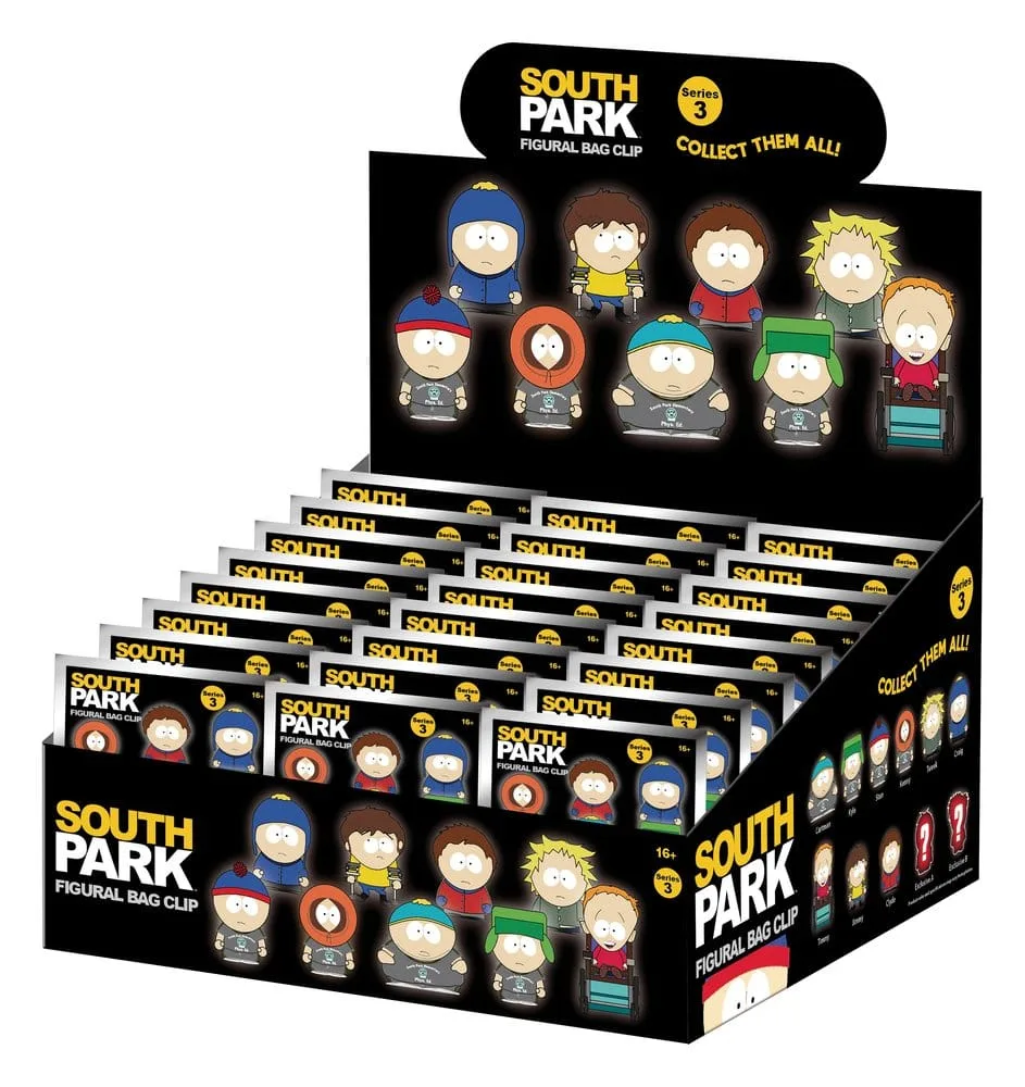 South Park Bag Clips – Series 3 Display of 24 Blind Bags