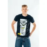 Batman T-shirt – Comic met acid wash L 2