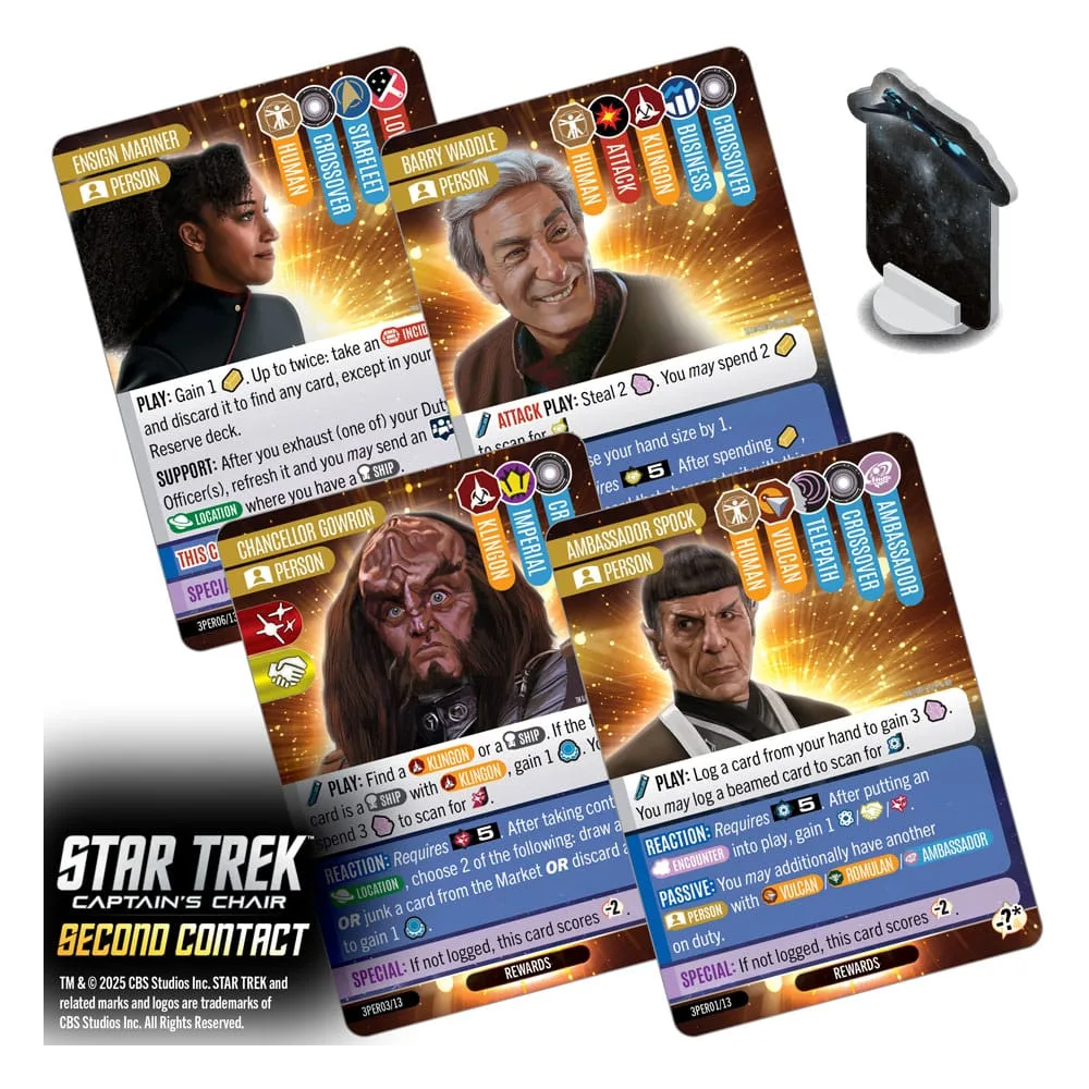 Star Trek Card Game Expansion – Captain’s Chair Second Contact English 8