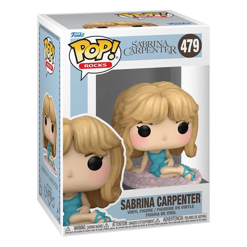 Sabrina Carpenter POP! Rocks Figure – Night Gown 9 cm 2