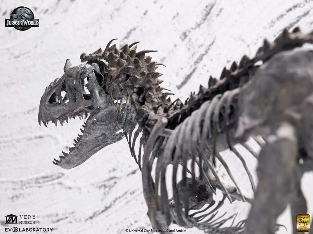 Jurassic World Statue – Indominus Rex Skeleton Bronze 24 cm 3