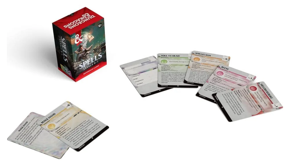 Dungeons & Dragons Reference Cards – Level 0–1 Spells English 3