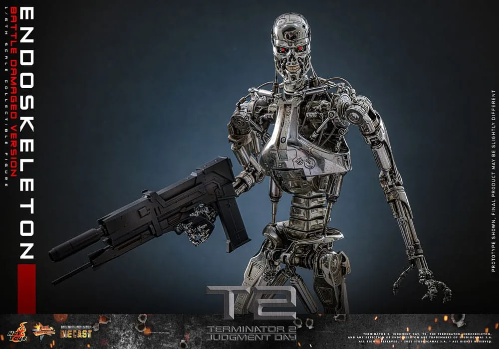 Terminator 2 Figure – Battle-Damaged Endoskeleton 1/6 31 cm 11