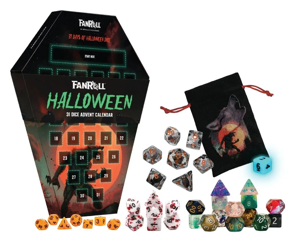 Halloween Advent Calendar – Dice Goblin Werewolf 2026 31 Days 2