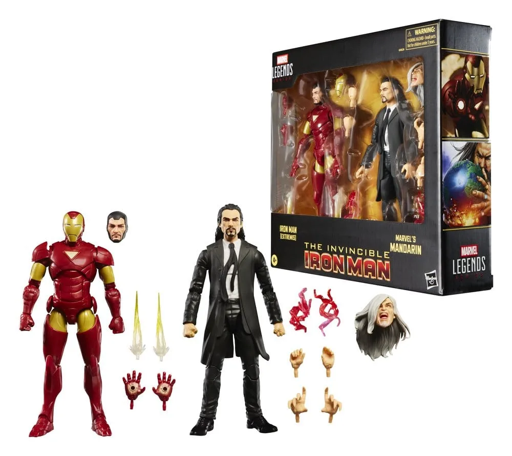 Marvel Action Figure 2-Pack – Extremis Iron Man and Mandarin 15 cm 3