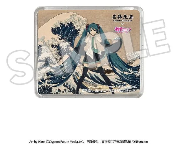 Hatsune Miku x Hokusai 3D Magnet – The Great Wave off Kanagawa 2