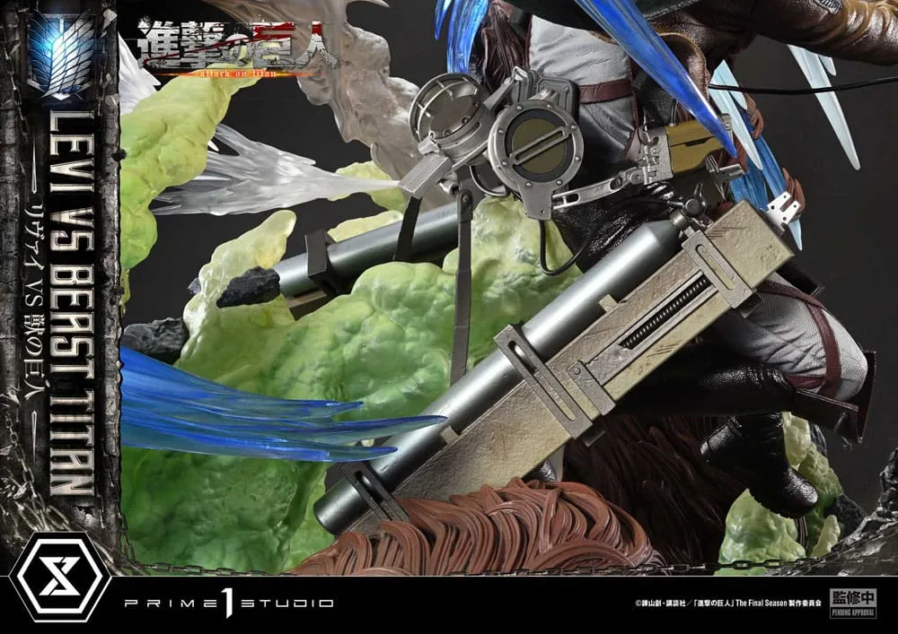 Attack on Titan Statue – Levi Versus Beast Titan 73 cm 12