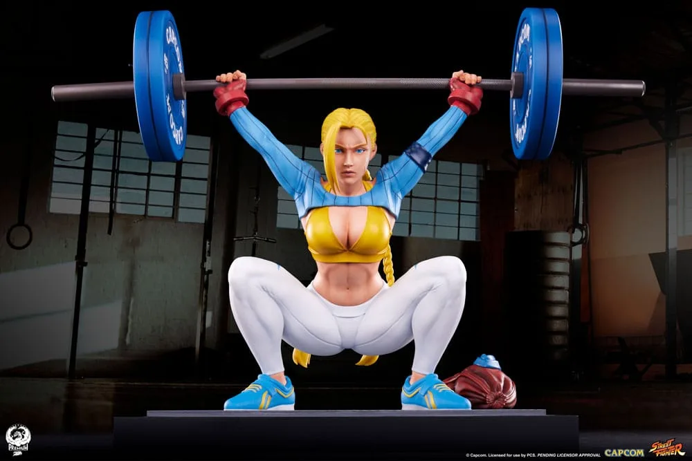 Street Fighter Statue – Cammy Powerlifting Alpha 41 cm 3