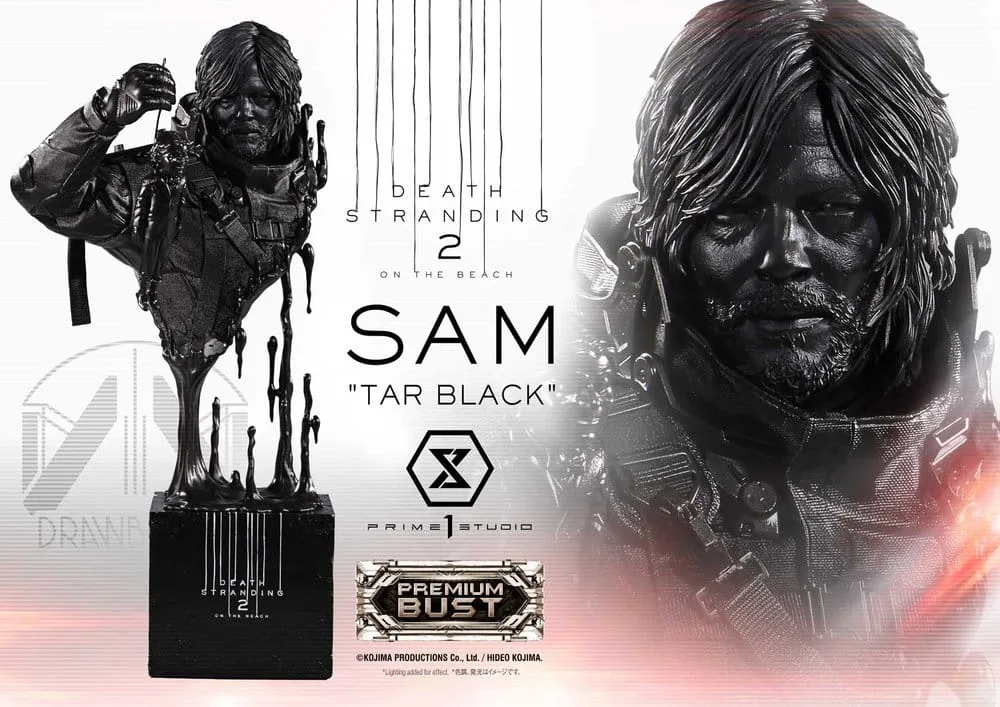 Death Stranding 2 Bust – Sam Tar Black 44 cm 2