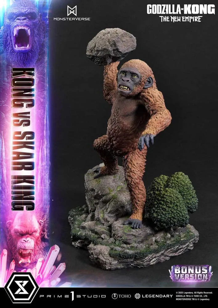 Godzilla x Kong Statue – Kong vs Skar King Bonus Version 104 cm 8