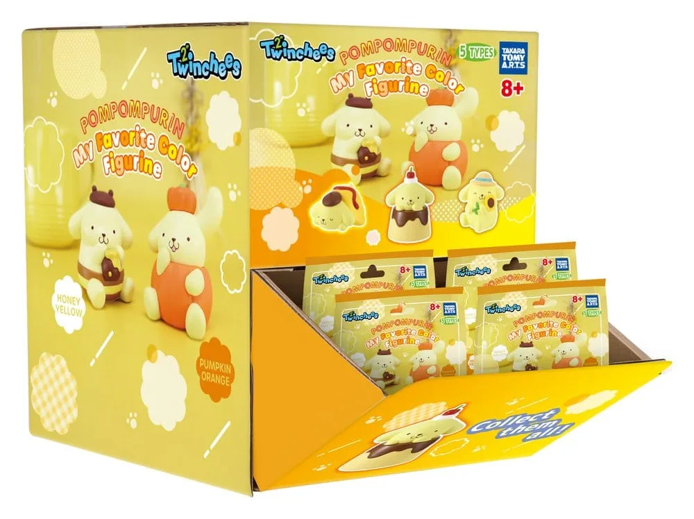 Sanrio Mini Figure Display – Twinchees Pompompurin 5 cm 8