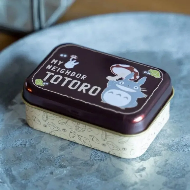 My Neighbor Totoro Metal Box – Mushroom Design 6 x 8 x 3 cm