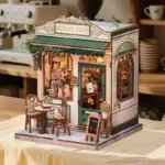CuteBee Miniature House Model Kit – Sunny Cafe 20 x 16 cm 18
