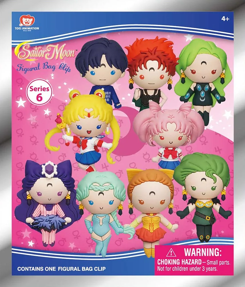 Sailor Moon Bag Clips – Series 6 Display of 24 Blind Bags 2