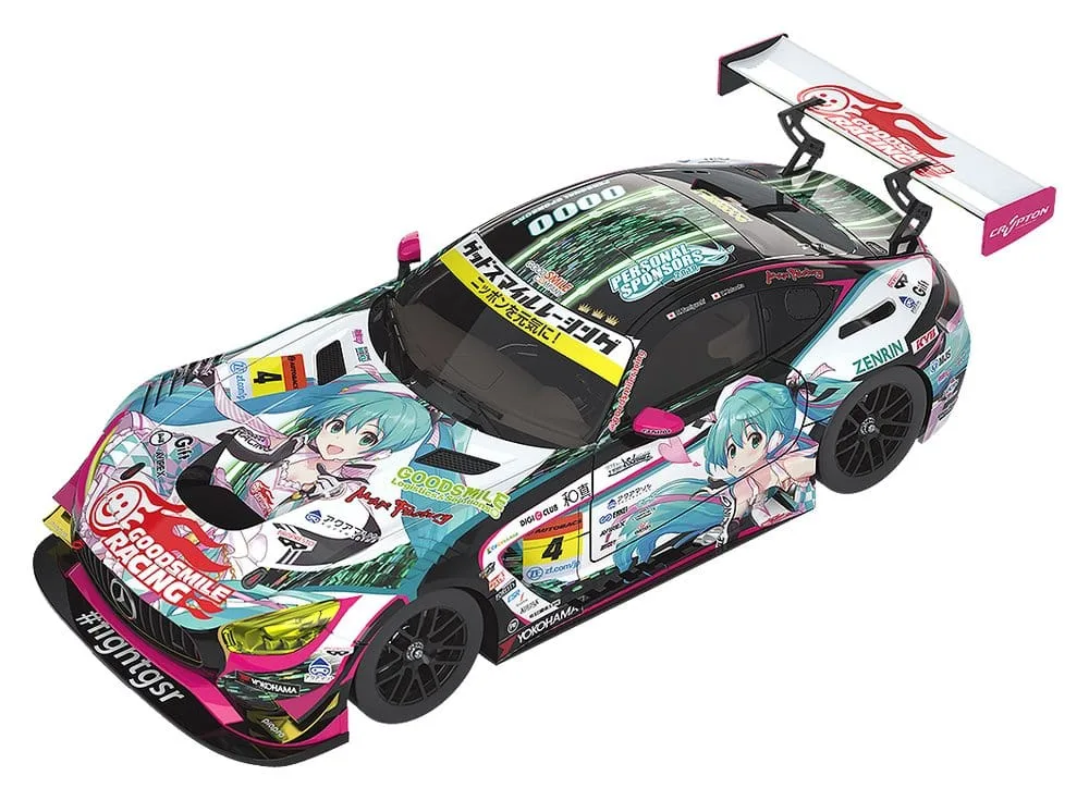 Hatsune Miku Model Car – AMG 2019 SUPER GT 1/64 7 cm