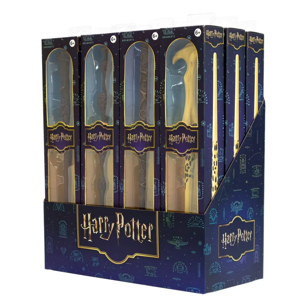 Harry Potter Role-Play Wand Display – 12-Piece Assortment