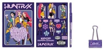 KPop Demon Hunters Pencil Case Set – Transparent Hunter/X