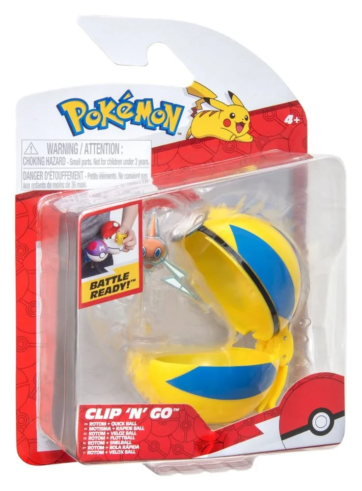Pokémon Action Figure Set – Clip ‘n’ Go Rotom and Quick Ball 7