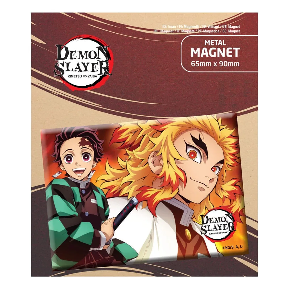 Demon Slayer Fridge Magnet – Tanjiro and Kyojuro 6.5 x 9 cm