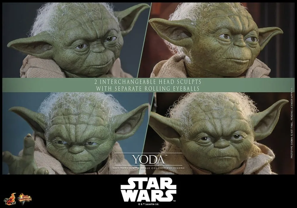Star Wars Revenge of the Sith Action Figure – Yoda 1/6 14 cm 13