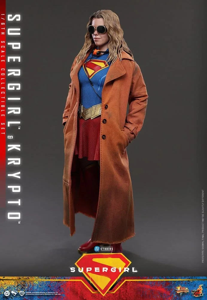 DC Comics Action Figure Set – Supergirl & Krypto 28 cm 14