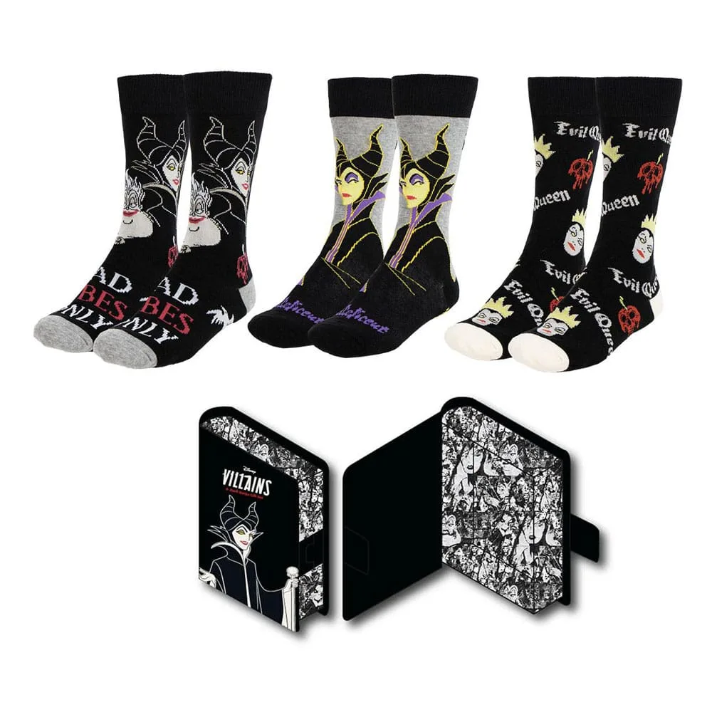 Disney Villains Socks – 3 Pairs EU 36–43