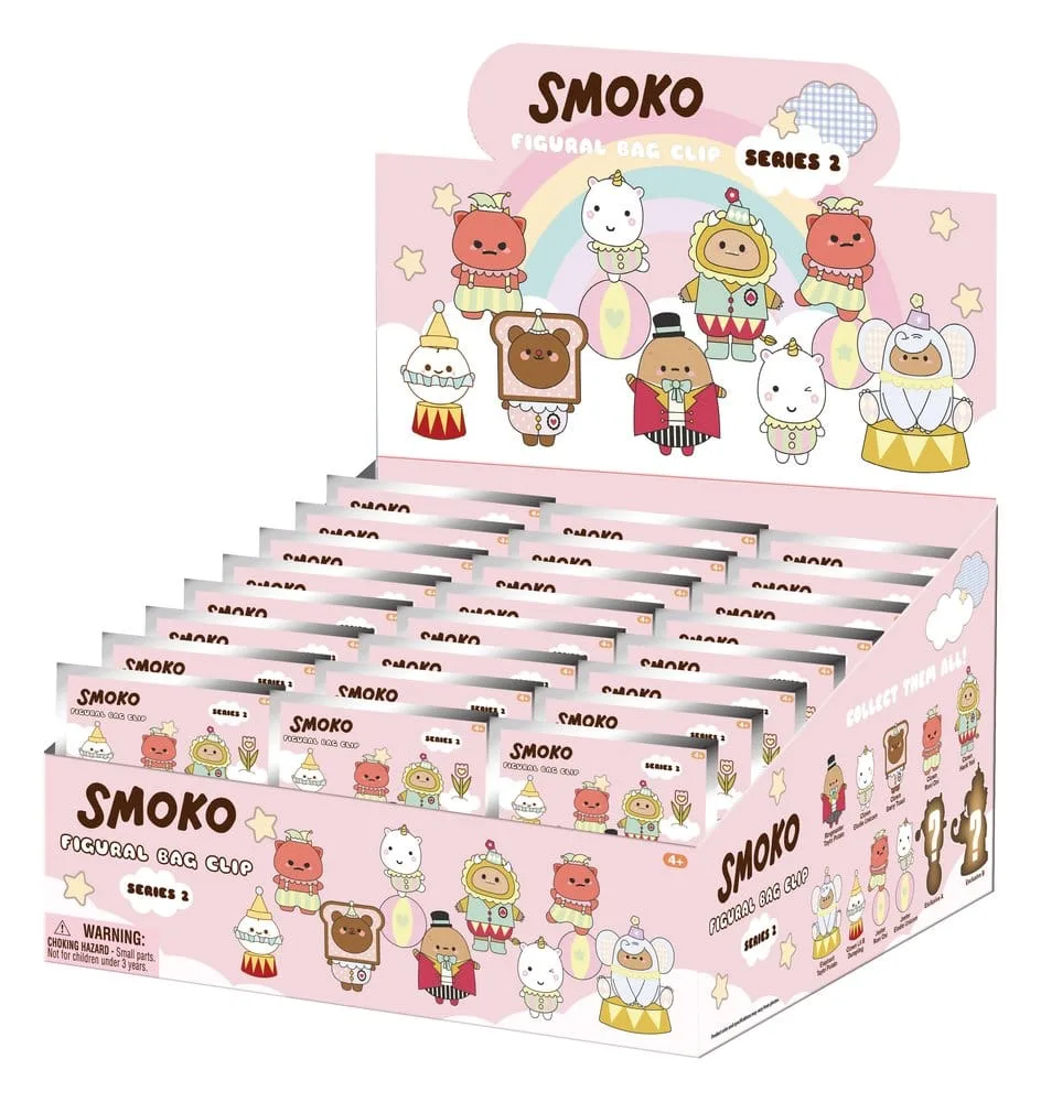 Smoko Bag Clips – Series 2 PVC Blind Bag Display 24-Pack 1