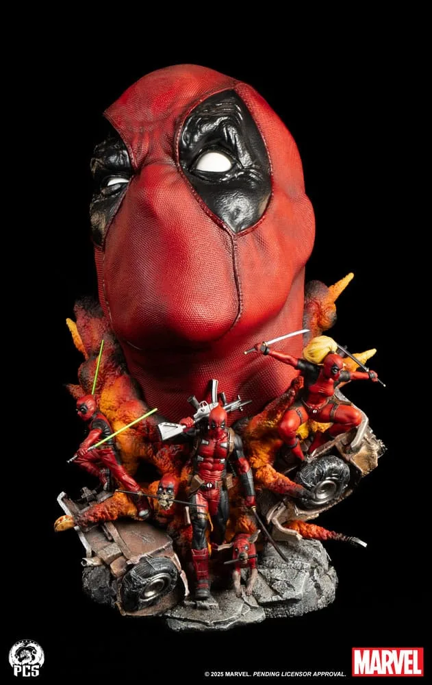 Marvel Fine Art Bust – Deadpool Corps Diorama 42 cm 2