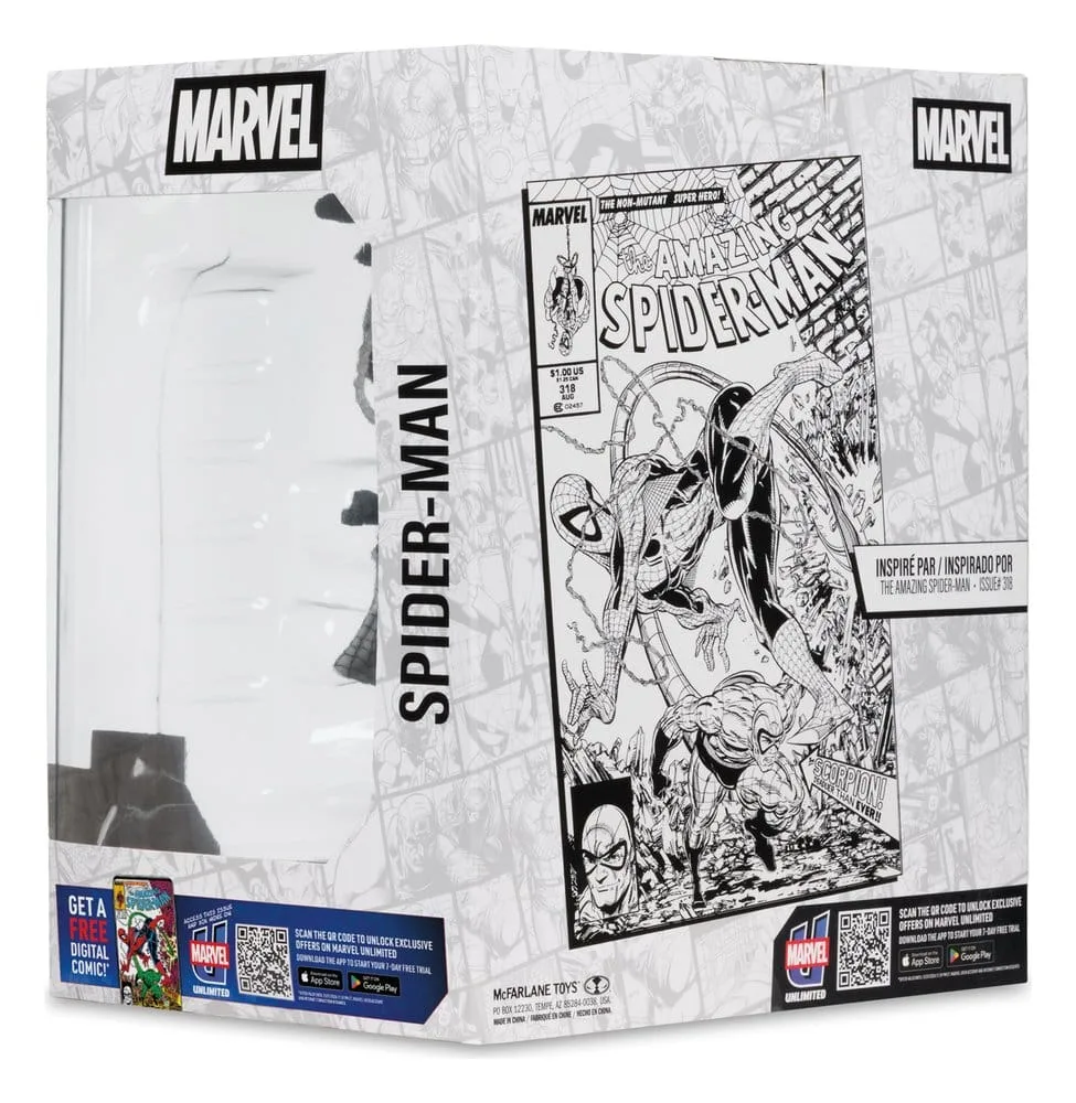 Marvel PVC Statue – Spider-Man Line Art Gold Label 17.2 cm 10