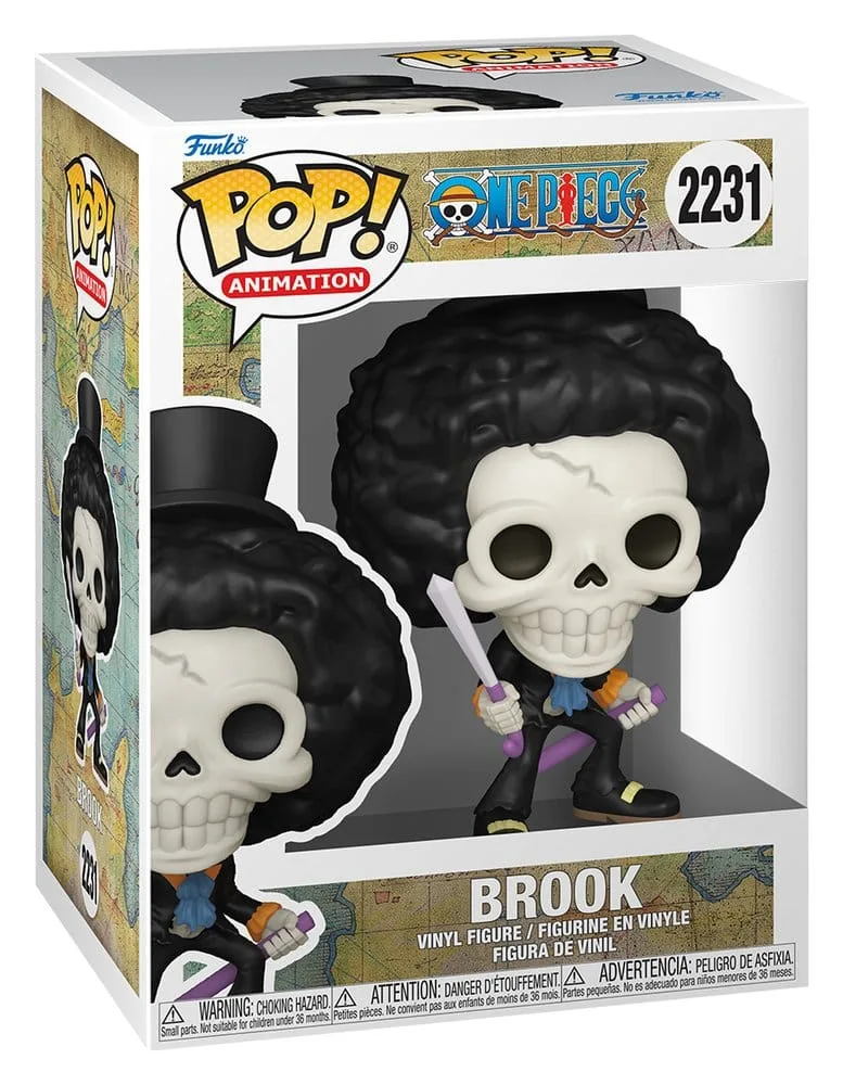 One Piece Vinyl Figure – Brook Funko Pop Animation 9 cm 2
