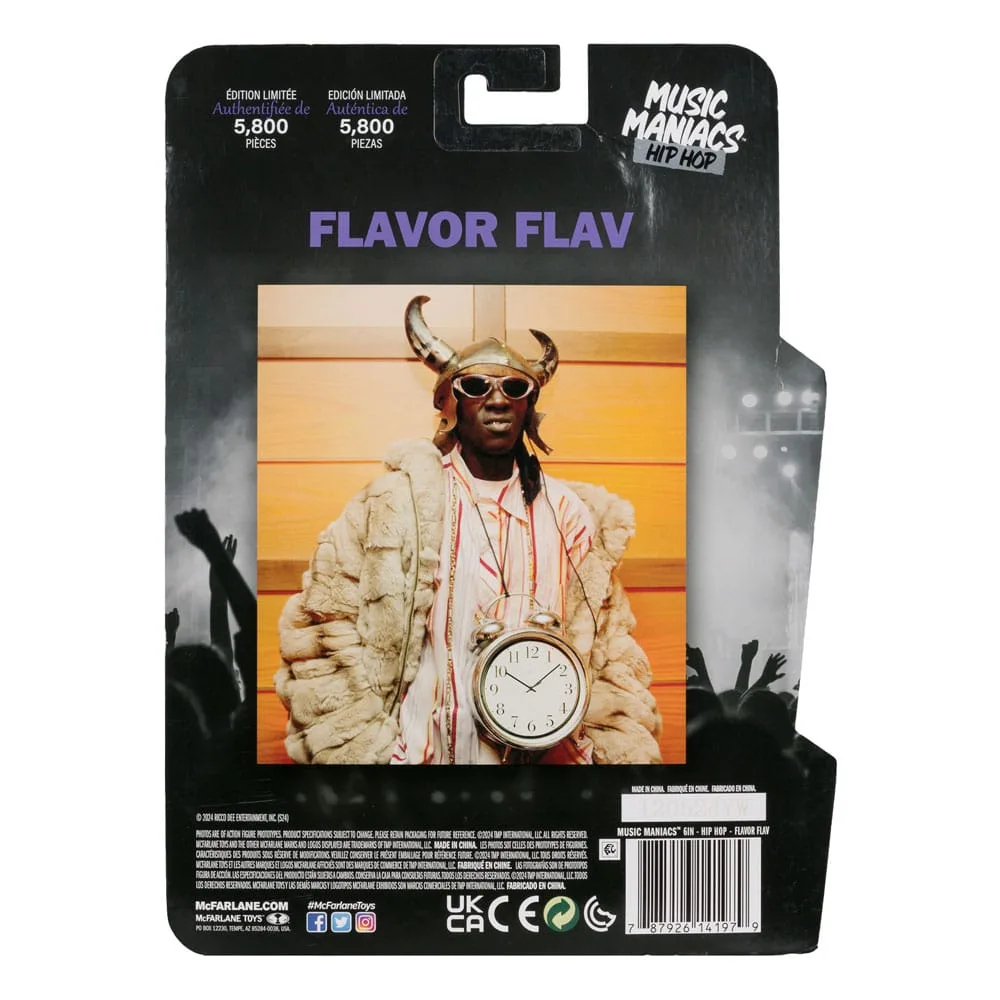 Music Maniacs Action Figure – Flavor Flav 16 cm 8