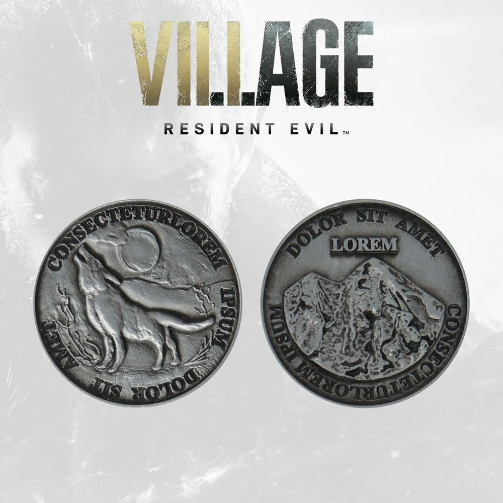 Resident Evil VIII Replica Coin – Limited Edition 38 mm 4